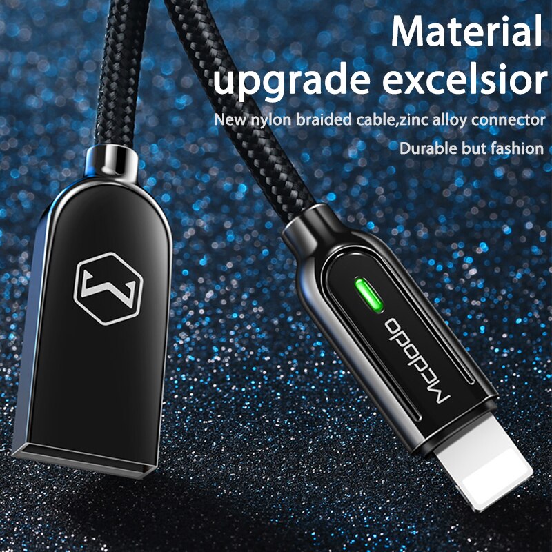 MCDODO Lightning Smart Power Off Data Cable